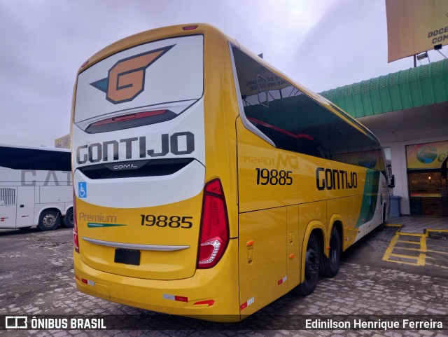 Empresa Gontijo de Transportes 19885 na cidade de Quatro Barras, Paraná, Brasil, por Edinilson Henrique Ferreira. Número da foto: #13291243.