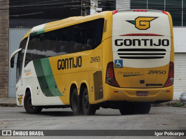 Empresa Gontijo de Transportes 21450 na cidade de Divinópolis, Minas Gerais, Brasil, por Igor Policarpo. Número da foto: #13292108.