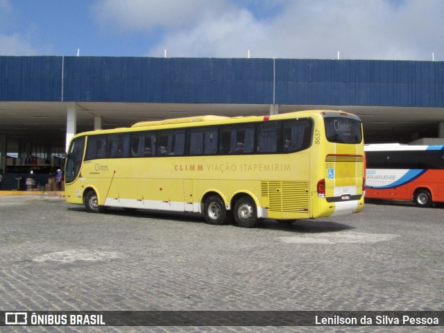 Viação Itapemirim 8657 na cidade de Caruaru, Pernambuco, Brasil, por Lenilson da Silva Pessoa. Número da foto: #13290768.