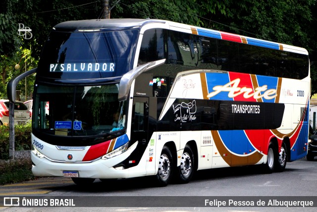 Arte Transportes e Turismo 21000 na cidade de Salvador, Bahia, Brasil, por Felipe Pessoa de Albuquerque. Número da foto: #13291927.