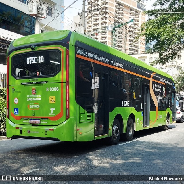 TRANSPPASS - Transporte de Passageiros 8 0306 na cidade de São Paulo, São Paulo, Brasil, por Michel Nowacki. Número da foto: #13292792.