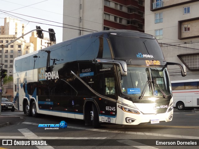 Empresa de Ônibus Nossa Senhora da Penha 65245 na cidade de Curitiba, Paraná, Brasil, por Emerson Dorneles. Número da foto: #13291129.