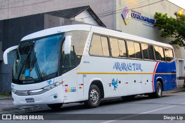 Ararastur Transporte Turismo 2007 na cidade de Joinville, Santa Catarina, Brasil, por Diego Lip. Número da foto: #13292682.