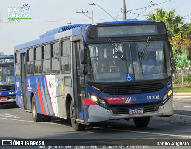Transportes Capellini 19.108 na cidade de Sumaré, São Paulo, Brasil, por Danilo Augusto. Número da foto: #13290988.