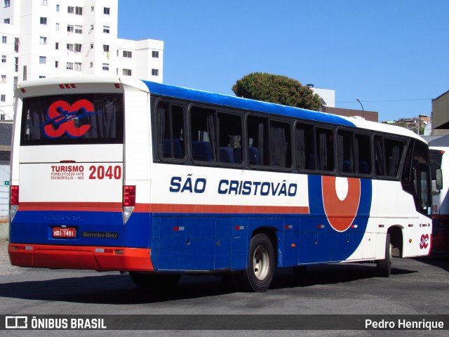 Viação São Cristóvão 2040 na cidade de Divinópolis, Minas Gerais, Brasil, por Pedro Henrique. Número da foto: #13292094.