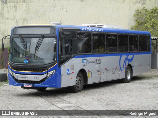 Viação Vila Real B11520 na cidade de Rio de Janeiro, Rio de Janeiro, Brasil, por Rodrigo Miguel. Número da foto: #13291845.