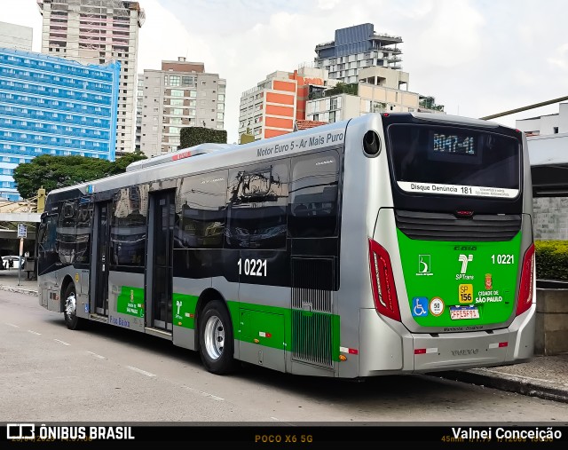 Viação Santa Brígida 1 0221 na cidade de São Paulo, São Paulo, Brasil, por Valnei Conceição. Número da foto: #13292055.