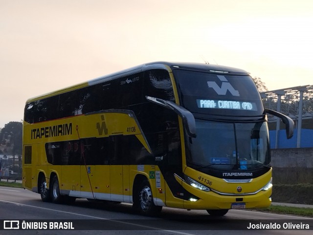 Viação Nova Itapemirim 41136 na cidade de Embu das Artes, São Paulo, Brasil, por Josivaldo Oliveira. Número da foto: #13291220.