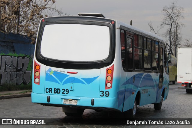 Buses Paine 39 na cidade de Estación Central, Santiago, Metropolitana de Santiago, Chile, por Benjamín Tomás Lazo Acuña. Número da foto: #13290695.
