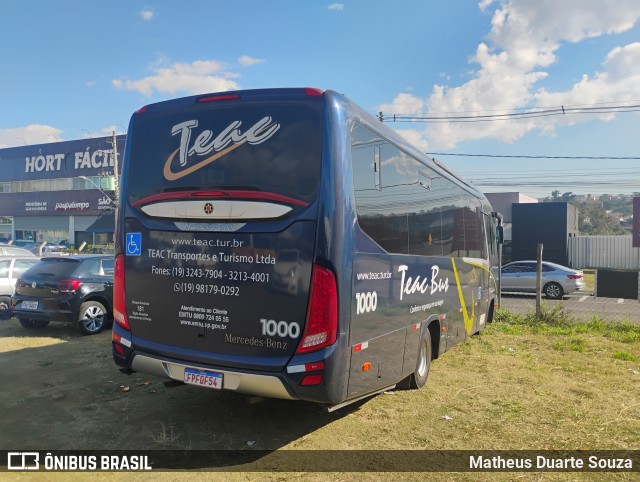 Teac Transportes e Turismo 1000 na cidade de Hortolândia, São Paulo, Brasil, por Matheus Duarte Souza. Número da foto: #13292590.