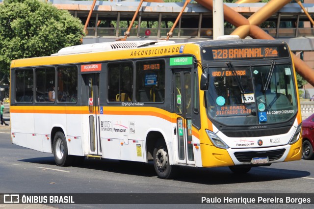 Transportes Paranapuan B10051 na cidade de Rio de Janeiro, Rio de Janeiro, Brasil, por Paulo Henrique Pereira Borges. Número da foto: #13293201.