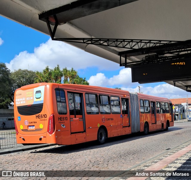 Auto Viação Redentor HE610 na cidade de Curitiba, Paraná, Brasil, por Andre Santos de Moraes. Número da foto: #13295374.