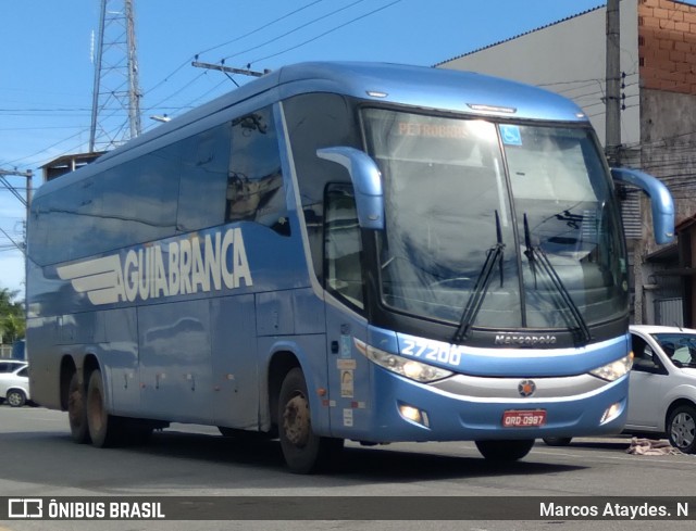 Viação Águia Branca 27200 na cidade de Linhares, Espírito Santo, Brasil, por Marcos Ataydes. N. Número da foto: #13295463.