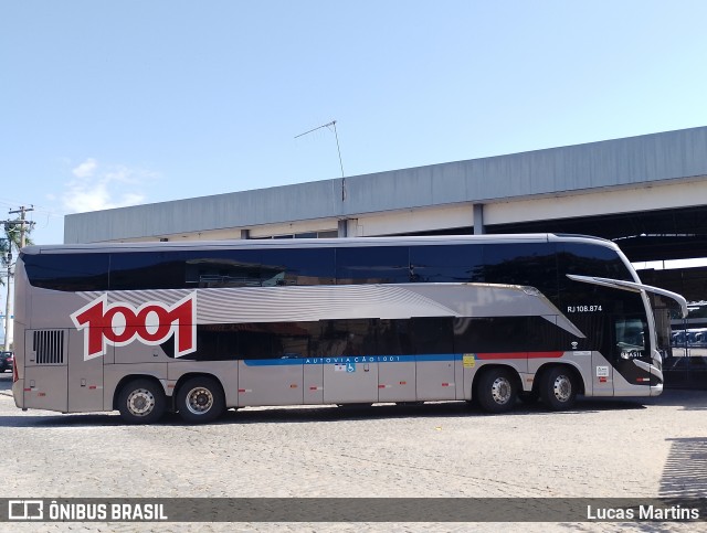 Auto Viação 1001 RJ 108.874 na cidade de Campos dos Goytacazes, Rio de Janeiro, Brasil, por Lucas Martins. Número da foto: #13294948.