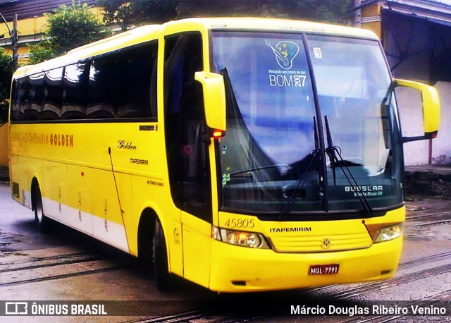 Viação Itapemirim 45805 na cidade de Rio de Janeiro, Rio de Janeiro, Brasil, por Márcio Douglas Ribeiro Venino. Número da foto: #13296211.