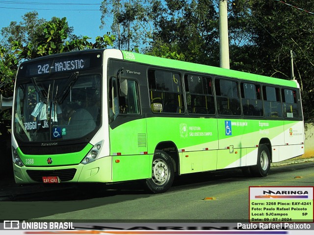 Expresso Maringá São José dos Campos 3268 na cidade de São José dos Campos, São Paulo, Brasil, por Paulo Rafael Peixoto. Número da foto: #13296090.