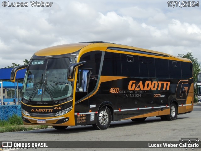 Auto Viação Gadotti 4600 na cidade de São Paulo, São Paulo, Brasil, por Lucas Weber Calizario. Número da foto: #13294262.