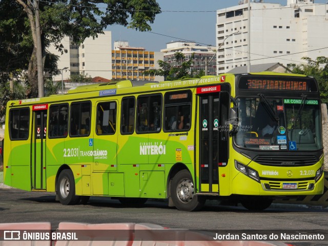 Santo Antônio Transportes Niterói 2.2.031 na cidade de Niterói, Rio de Janeiro, Brasil, por Jordan Santos do Nascimento. Número da foto: #13295890.