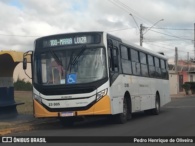 Pontual Sul Transporte e Turismo 23 005 na cidade de Botucatu, São Paulo, Brasil, por Pedro Henrique de Oliveira. Número da foto: #13294074.