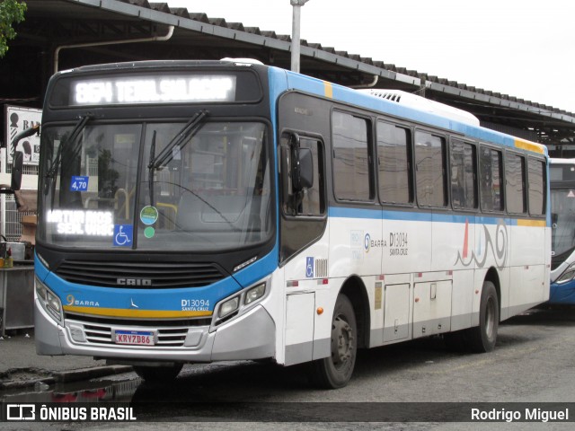 Transportes Barra D13094 na cidade de Rio de Janeiro, Rio de Janeiro, Brasil, por Rodrigo Miguel. Número da foto: #13295228.