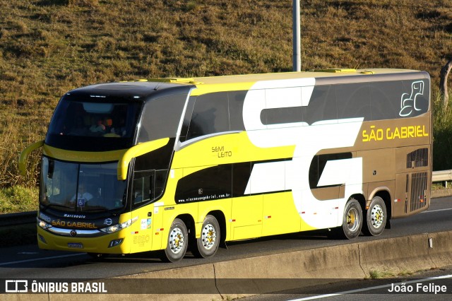 Viação São Gabriel 5820 na cidade de Canas, São Paulo, Brasil, por João Felipe. Número da foto: #13294678.