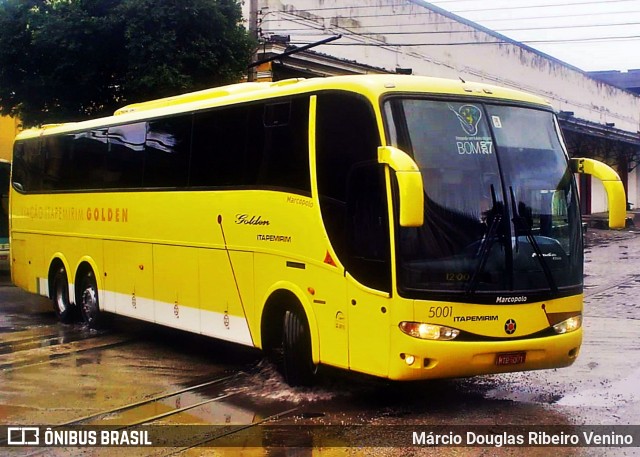 Viação Itapemirim 5001 na cidade de Rio de Janeiro, Rio de Janeiro, Brasil, por Márcio Douglas Ribeiro Venino. Número da foto: #13296246.