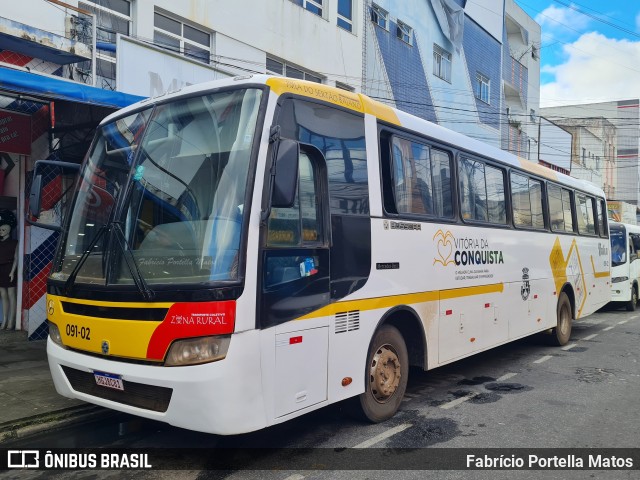 Nativa Transporte 091-02 na cidade de Vitória da Conquista, Bahia, Brasil, por Fabrício Portella Matos. Número da foto: #13294871.