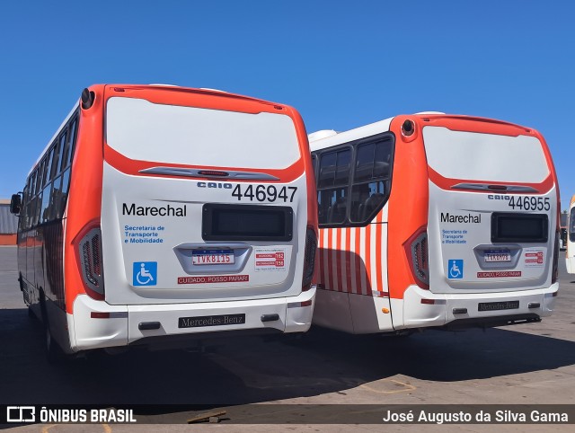 Auto Viação Marechal Brasília 446947 na cidade de Taguatinga, Distrito Federal, Brasil, por José Augusto da Silva Gama. Número da foto: #13294558.