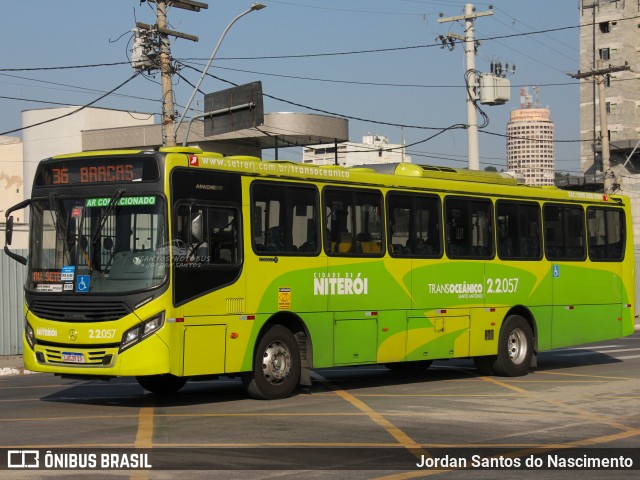 Santo Antônio Transportes Niterói 2.2.057 na cidade de Niterói, Rio de Janeiro, Brasil, por Jordan Santos do Nascimento. Número da foto: #13295972.