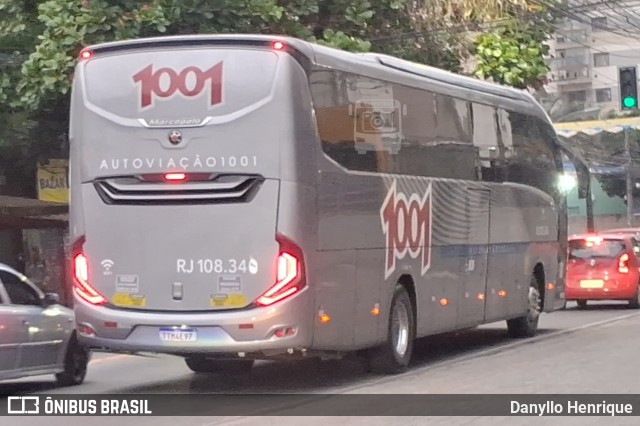 Auto Viação 1001 RJ 108.340 na cidade de Rio de Janeiro, Rio de Janeiro, Brasil, por Danyllo Henrique. Número da foto: #13294029.