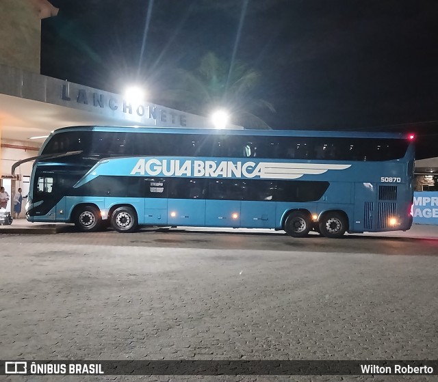 Viação Águia Branca 50870 na cidade de Governador Valadares, Minas Gerais, Brasil, por Wilton Roberto. Número da foto: #13295073.