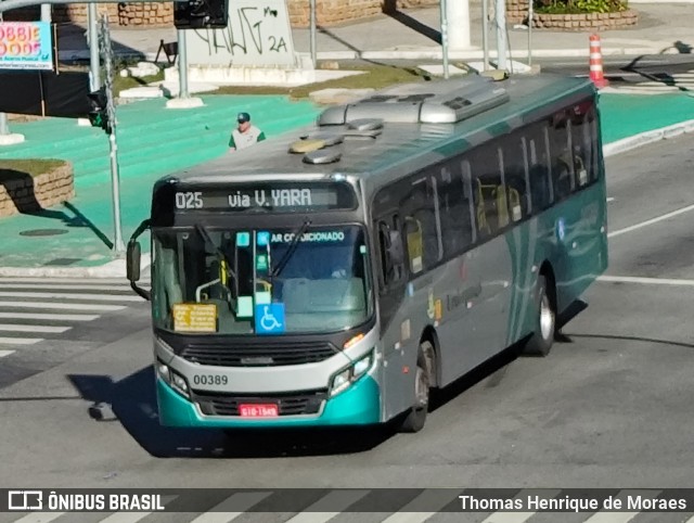 Auto Viação Urubupungá 00389 na cidade de São Paulo, São Paulo, Brasil, por Thomas Henrique de Moraes. Número da foto: #13293709.