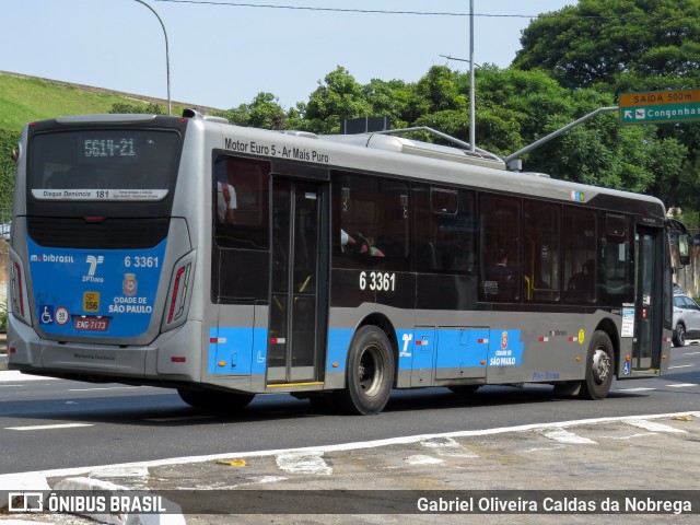 Viação Paratodos > São Jorge > Metropolitana São Paulo > Mobibrasil 6 3361 na cidade de São Paulo, São Paulo, Brasil, por Gabriel Oliveira Caldas da Nobrega. Número da foto: #13295577.