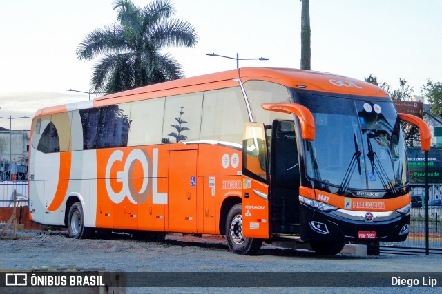 Viação Piracicabana 1447 na cidade de Joinville, Santa Catarina, Brasil, por Diego Lip. Número da foto: #13294023.