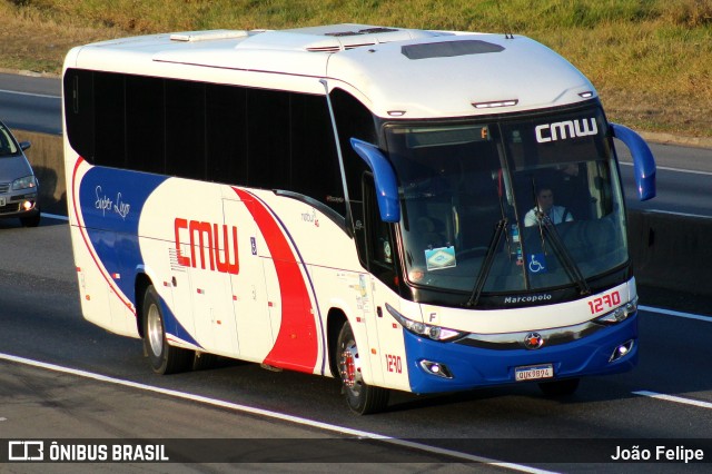 CMW Transportes 1270 na cidade de Canas, São Paulo, Brasil, por João Felipe. Número da foto: #13295276.