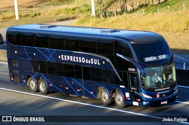 Expresso do Sul 423000 na cidade de Canas, São Paulo, Brasil, por João Felipe. Número da foto: #13294739.