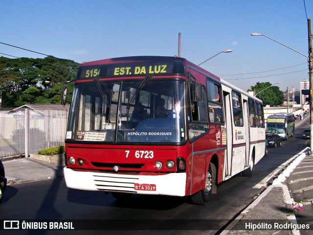 Viação Gatusa Transportes Urbanos 7 6723 na cidade de São Paulo, São Paulo, Brasil, por Hipólito Rodrigues. Número da foto: #13295194.