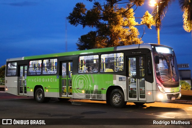 Viação Garcia 91291 na cidade de Londrina, Paraná, Brasil, por Rodrigo Matheus. Número da foto: #13294580.