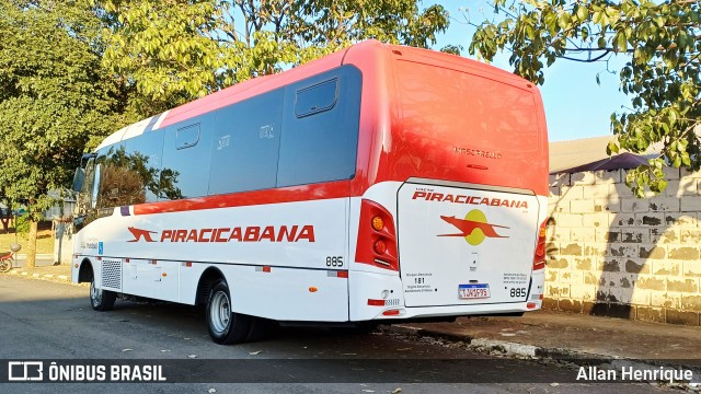 Viação Piracicabana 885 na cidade de Paulínia, São Paulo, Brasil, por Allan Henrique. Número da foto: #13293685.