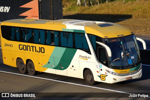 Empresa Gontijo de Transportes 21440 na cidade de Canas, São Paulo, Brasil, por João Felipe. Número da foto: #13295219.