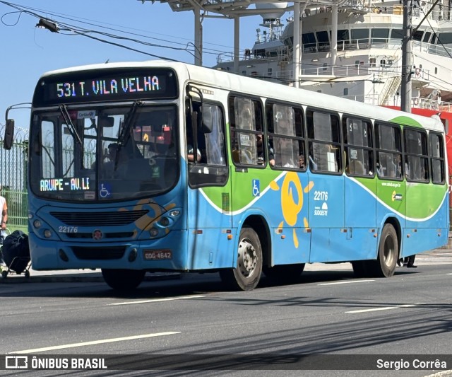 Nova Transporte 22176 na cidade de Vitória, Espírito Santo, Brasil, por Sergio Corrêa. Número da foto: #13294411.