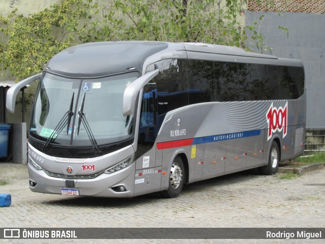 Auto Viação 1001 RJ 108.693 na cidade de Rio de Janeiro, Rio de Janeiro, Brasil, por Rodrigo Miguel. Número da foto: #13295084.