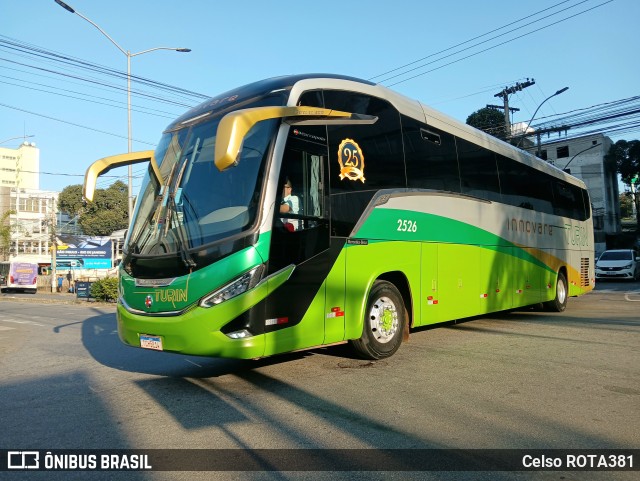 Turin Transportes 2526 na cidade de Ipatinga, Minas Gerais, Brasil, por Celso ROTA381. Número da foto: #13293841.