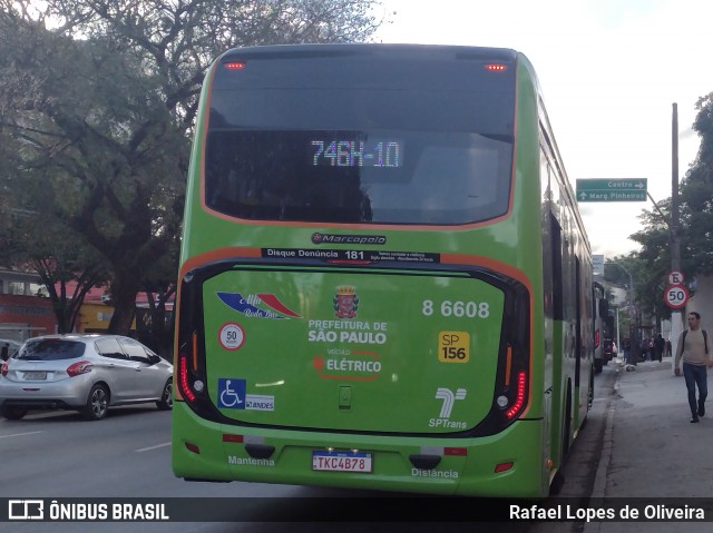 Alfa Rodobus > CooperAlfa 8 6608 na cidade de São Paulo, São Paulo, Brasil, por Rafael Lopes de Oliveira. Número da foto: #13294291.
