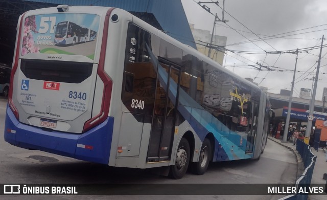 Next Mobilidade - ABC Sistema de Transporte 8340 na cidade de Santo André, São Paulo, Brasil, por MILLER ALVES. Número da foto: #13293815.