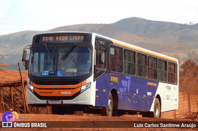 Santa Fé Transportes 95073 na cidade de Itabirito, Minas Gerais, Brasil, por Luís Carlos Santinne Araújo. Número da foto: #13294250.