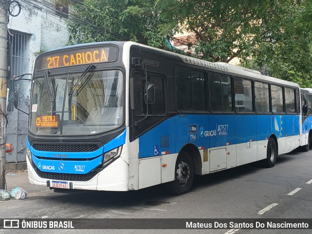Viação Nossa Senhora das Graças A71577 na cidade de Rio de Janeiro, Rio de Janeiro, Brasil, por Mateus Dos Santos Do Nascimento. Número da foto: #13295116.