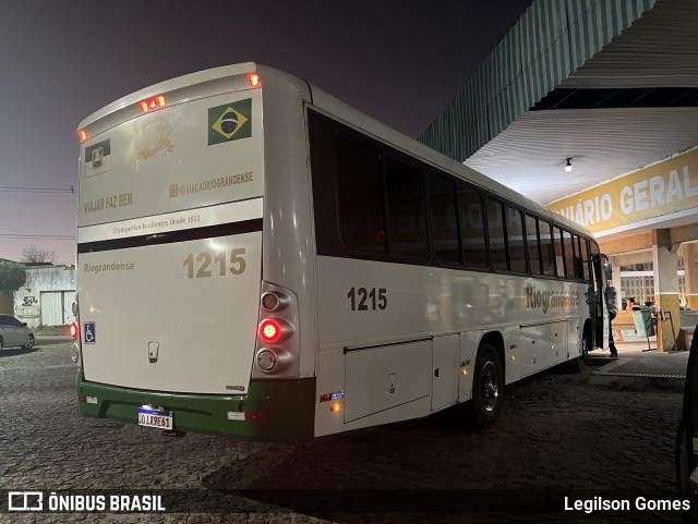 Viação Riograndense 1215 na cidade de Santo Antônio, Rio Grande do Norte, Brasil, por Legilson Gomes. Número da foto: #13294077.