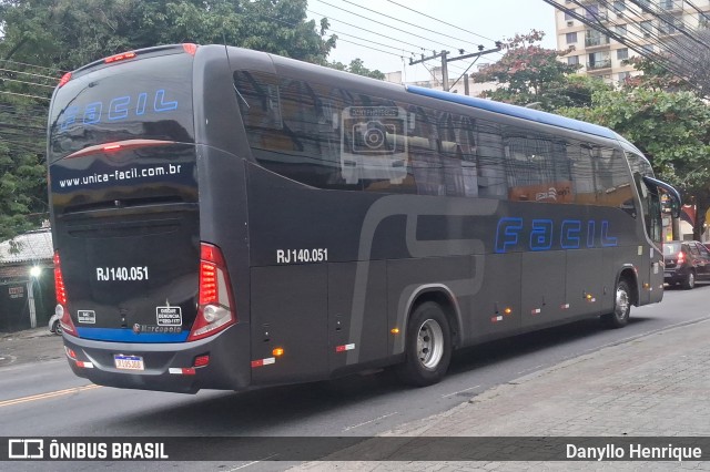 Fácil Transportes e Turismo RJ140.051 na cidade de Rio de Janeiro, Rio de Janeiro, Brasil, por Danyllo Henrique. Número da foto: #13294027.
