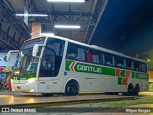 Empresa Gontijo de Transportes 20000 na cidade de Coronel Fabriciano, Minas Gerais, Brasil, por Wilyan Borges . Número da foto: #13294680.